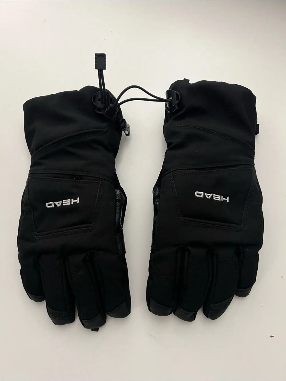 Head black ski gloves size XS